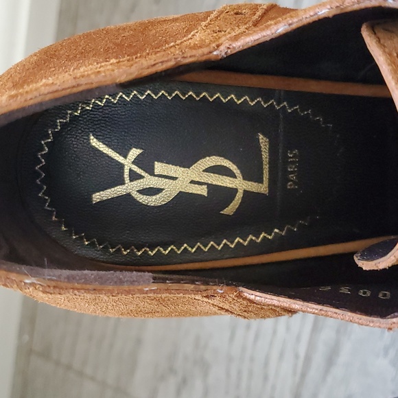 YSL Brown Platform Heels - Picture 8 of 10